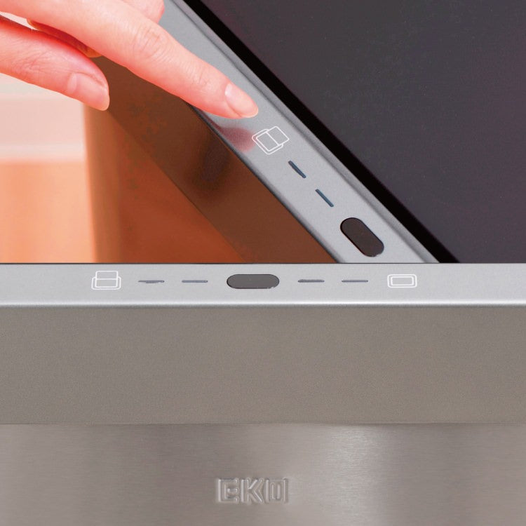 EKO(イーケーオー) ミラージュX センサービン45L｜ゴミ箱 シルバー センサー ステンレス インナーなし EK9260RMT-45L
