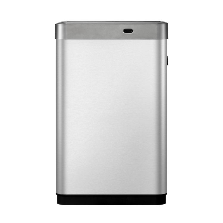 EKO(イーケーオー) ファントムX センサービン45L｜ゴミ箱 2色展開(シルバー/ホワイト) センサータイプ ステンレス 大容量 EK9261-45L