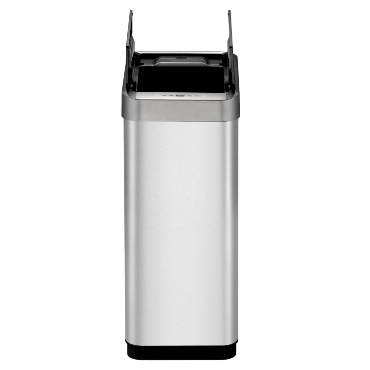 EKO(イーケーオー) ファントムX センサービン45L｜ゴミ箱 2色展開(シルバー/ホワイト) センサータイプ ステンレス 大容量 EK9261-45L