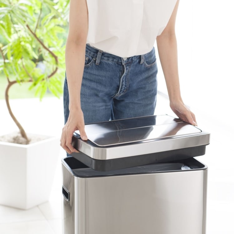 EKO(イーケーオー) デラックスファントム センサービン30L｜ゴミ箱 シルバー センサー ステンレス EK9287MT-30L