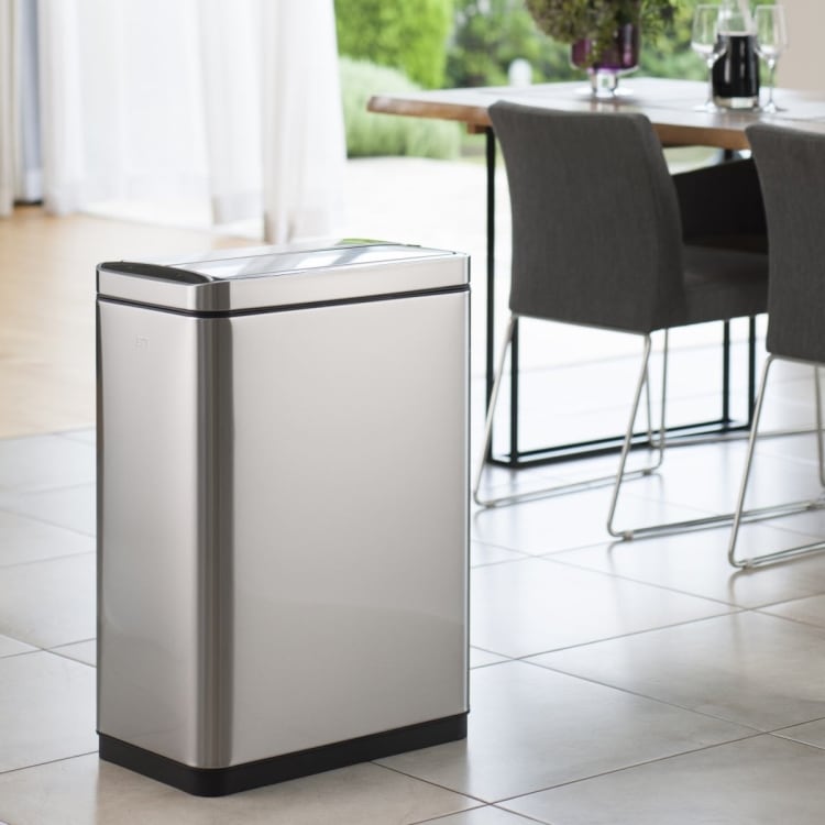 EKO(イーケーオー) デラックスファントム センサービン30L｜ゴミ箱 シルバー センサー ステンレス EK9287MT-30L