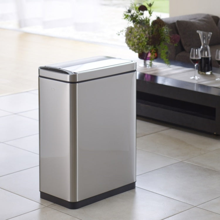 EKO(イーケーオー) デラックスファントム センサービン45L｜ゴミ箱 シルバー センサー ステンレス 大容量 EK9287MT-45L