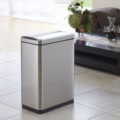 EKO(イーケーオー) デラックスファントム センサービン45L｜ゴミ箱 シルバー センサー ステンレス 大容量 EK9287MT-45L