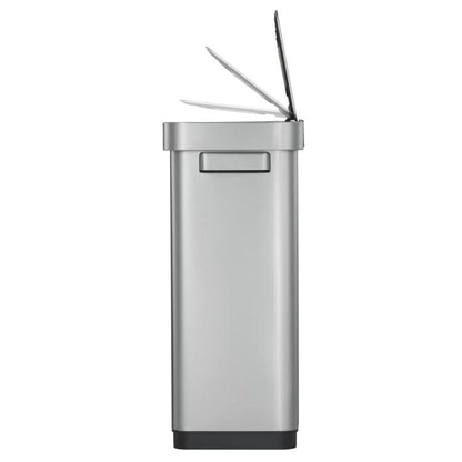 EKO(イーケーオー) デラックスミラージュT センサービン45L｜ゴミ箱 2色展開(ブラック/シルバー) センサータイプ ステンレス 大容量 EK9378-45L