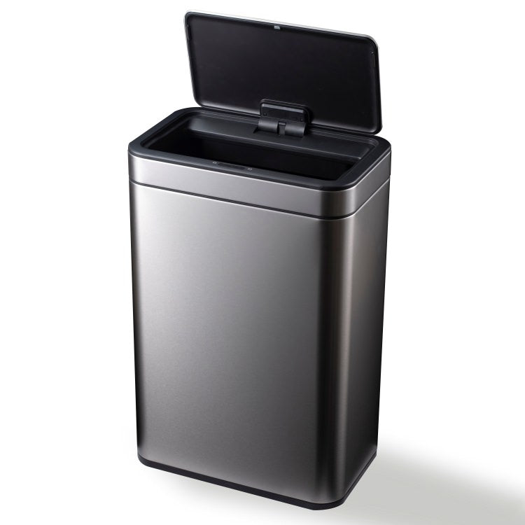 EKO(イーケーオー) メリディアン センサービン50L｜ゴミ箱 シルバー オールステンレス センサータイプ ステンレス 大容量 EK9568-50L-MMT