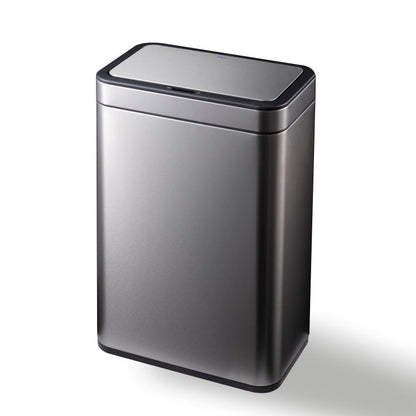 EKO(イーケーオー) メリディアン センサービン50L｜ゴミ箱 シルバー オールステンレス センサータイプ ステンレス 大容量 EK9568-50L-MMT