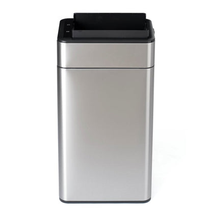 EKO(イーケーオー) ファントムプロ センサービン18L｜ゴミ箱 2色展開(ブラック/シルバー) センサータイプ ステンレス 軽量 ミニ EK9577-18L