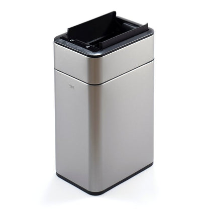 EKO(イーケーオー) ファントムプロ センサービン18L｜ゴミ箱 2色展開(ブラック/シルバー) センサータイプ ステンレス 軽量 ミニ EK9577-18L