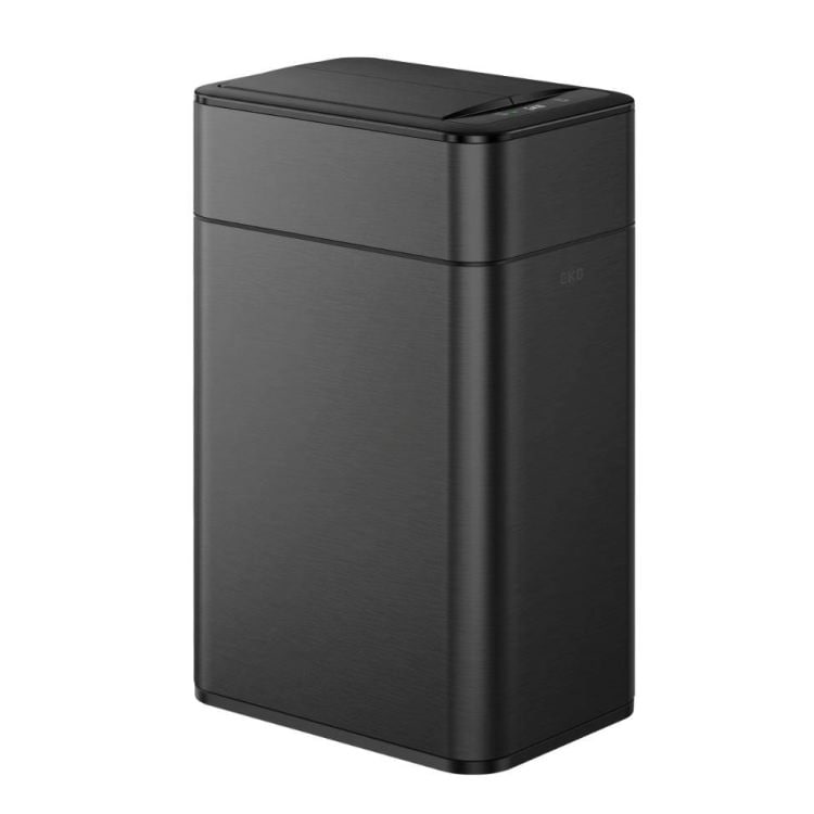 EKO(イーケーオー) ファントムプロ センサービン18L｜ゴミ箱 2色展開(ブラック/シルバー) センサータイプ ステンレス 軽量 ミニ EK9577-18L