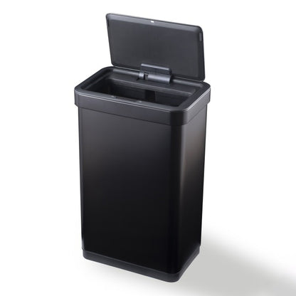 EKO(イーケーオー) エコノヴァ センサービン50L｜ゴミ箱 2色展開(ブラック/シルバー) センサータイプ ステンレス 大容量 EK9578-50L