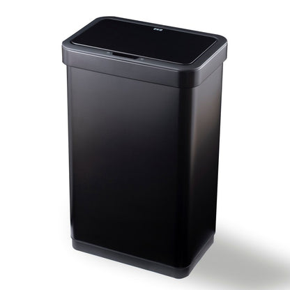 EKO(イーケーオー) エコノヴァ センサービン50L｜ゴミ箱 2色展開(ブラック/シルバー) センサータイプ ステンレス 大容量 EK9578-50L