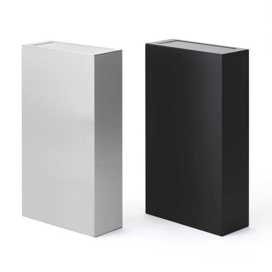 オブジェのようなゴミ箱 EXTLINE (エクストライン) TALL シルバー/ブラック 2色展開｜ダストボックス 30Lゴミ袋に対応 背の高い大容量タイプ 壁にぴったり付けられる 銀座 蔦屋 FACTORY’S GOODs 出店商品 [お取り寄せ]