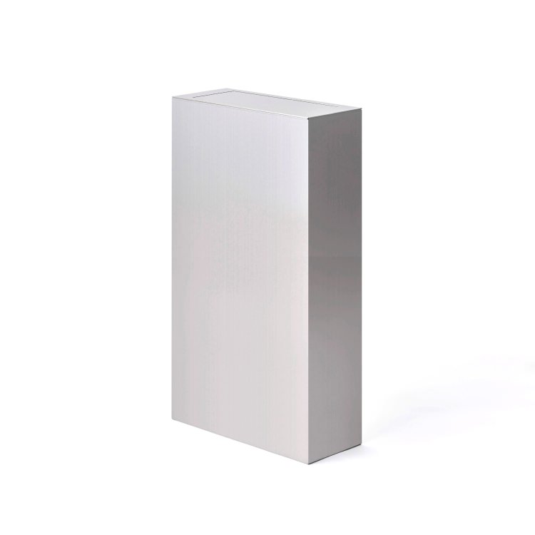 オブジェのようなゴミ箱 EXTLINE (エクストライン) TALL シルバー/ブラック 2色展開｜ダストボックス 30Lゴミ袋に対応 背の高い大容量タイプ 壁にぴったり付けられる 銀座 蔦屋 FACTORY’S GOODs 出店商品