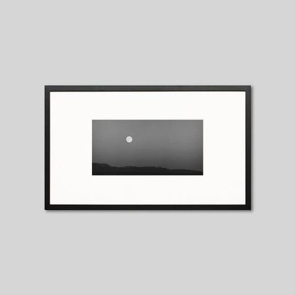 IGREBOW モンゴル ゴビ 草原に昇る月｜[ウッド 1×2] アイグレボウ インテリアフォト ピクチャーアート 写真