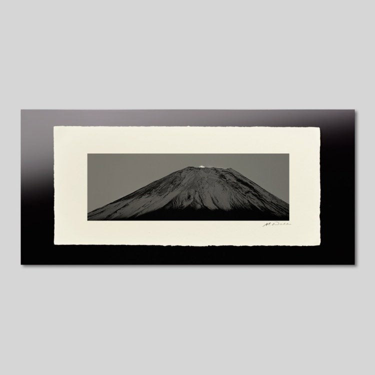 IGREBOW 山梨県 ダイヤモンド富士｜[和紙 1×3] アイグレボウ インテリアフォト ピクチャーアート 写真