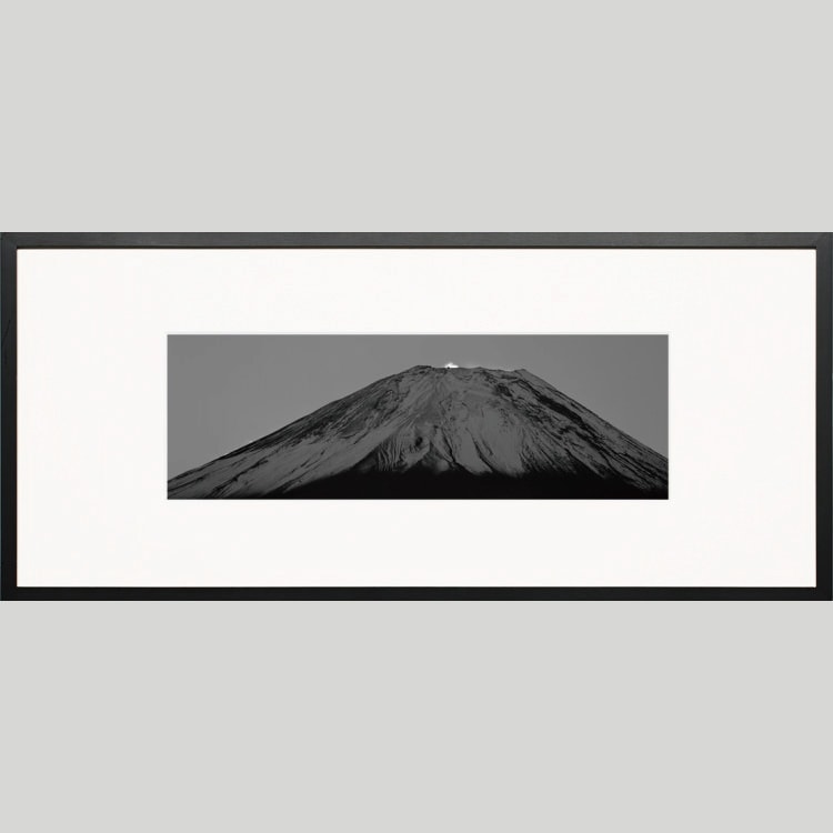 IGREBOW 山梨県 ダイヤモンド富士｜[ウッド 1×3] アイグレボウ インテリアフォト ピクチャーアート 写真