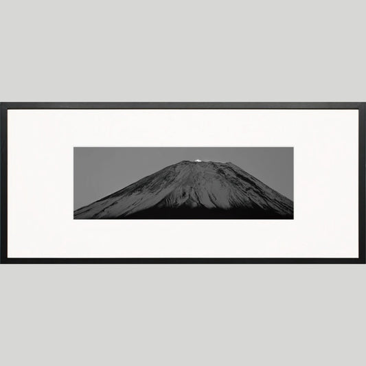 IGREBOW 山梨県 ダイヤモンド富士｜[ウッド 1×3] アイグレボウ インテリアフォト ピクチャーアート 写真