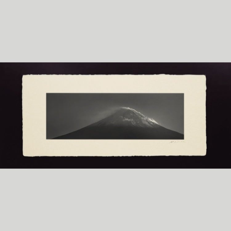 IGREBOW 山梨県 雲が湧き出す雄大な富士山 ビッグサイズ｜[和紙 1×3] アイグレボウ インテリアフォト ピクチャーアート 写真