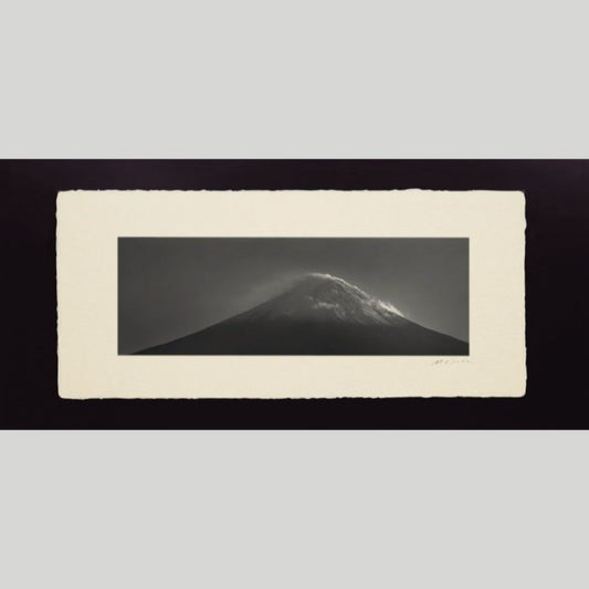 IGREBOW 山梨県 雲が湧き出す雄大な富士山｜[和紙 1×3] アイグレボウ インテリアフォト ピクチャーアート 写真