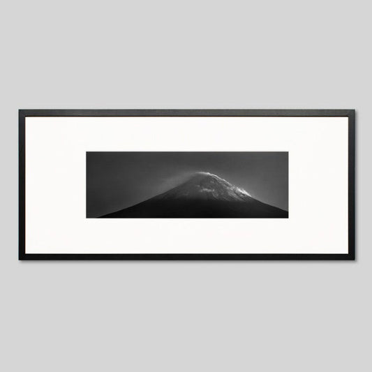 IGREBOW 山梨県 雲が湧き出す雄大な富士山｜[ウッド 1×3] アイグレボウ インテリアフォト ピクチャーアート 写真