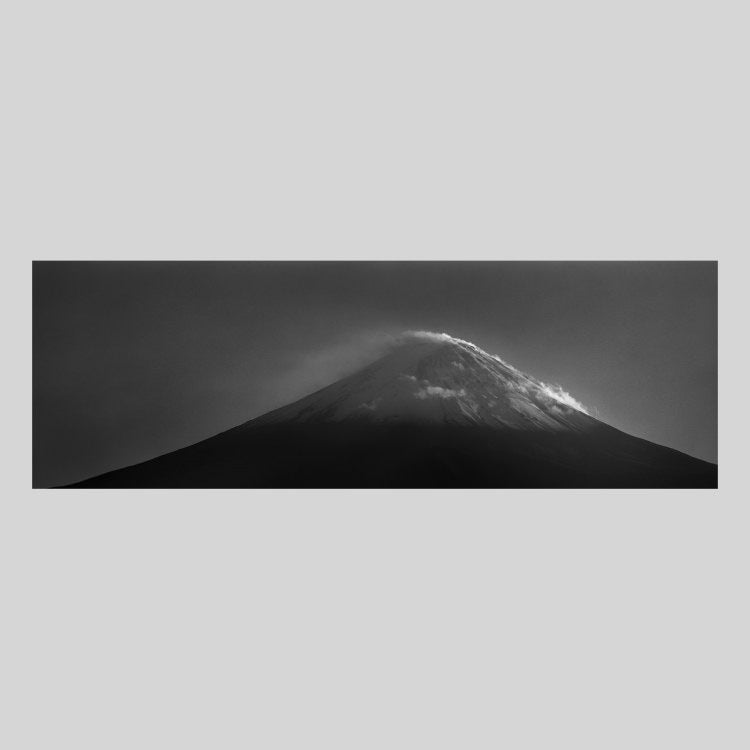 IGREBOW 山梨県 雲が湧き出す雄大な富士山｜[ウッド 1×3] アイグレボウ インテリアフォト ピクチャーアート 写真