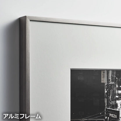IGREBOW ハワイ 早朝のアラモアナビーチから見るワイキキの街 ビッグサイズ｜[アルミ 1×1] アイグレボウ インテリアフォト ピクチャーアート 写真