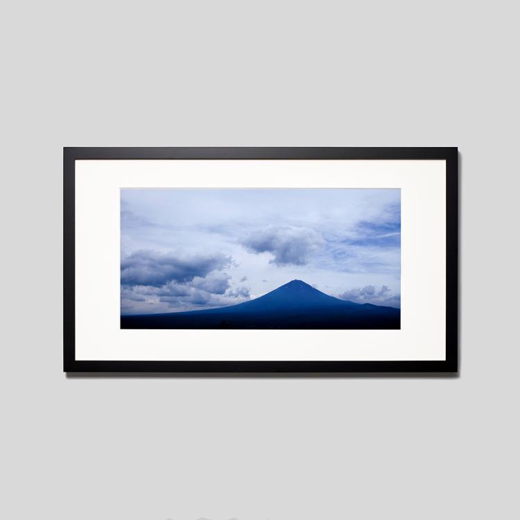 IGREBOW 山梨県 梅雨の晴れ間の富士山 ビッグサイズ｜[ウッド 1×2] アイグレボウ インテリアフォト ピクチャーアート 写真