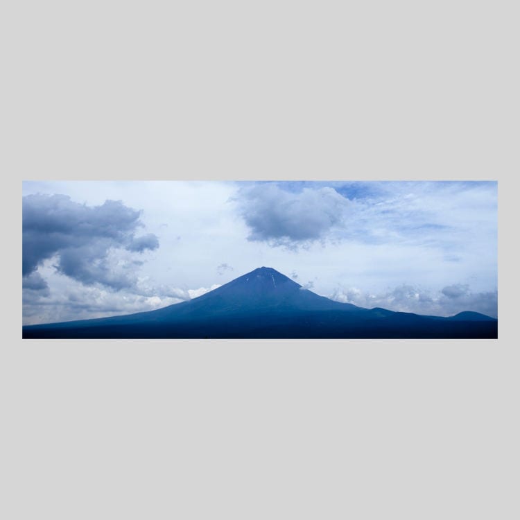 IGREBOW 山梨県 雄大な富士山｜[ウッド 1×3] アイグレボウ インテリアフォト ピクチャーアート 写真