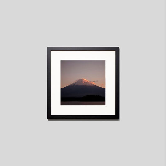 IGREBOW 夕日に赤く染まる富士山 ビッグサイズ｜[ウッド 1×1] アイグレボウ インテリアフォト ピクチャーアート 写真