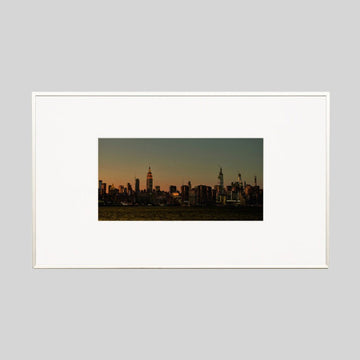 IGREBOW ニューヨーク マンハッタンの夕景 ビッグサイズ｜[アルミ 1×2] アイグレボウ インテリアフォト ピクチャーアート 写真