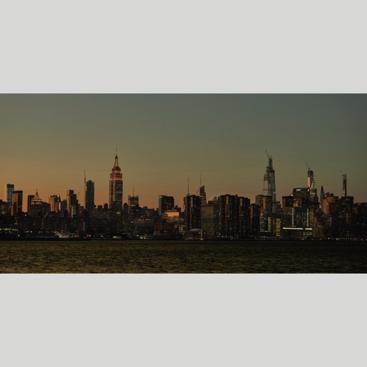 IGREBOW ニューヨーク マンハッタンの夕景 ビッグサイズ｜[アルミ 1×2] アイグレボウ インテリアフォト ピクチャーアート 写真