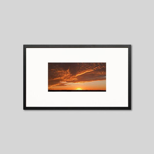 IGREBOW オーストラリア ノーザンテリトリー 草原の夕景｜[ウッド 1×2] アイグレボウ インテリアフォト ピクチャーアート 写真