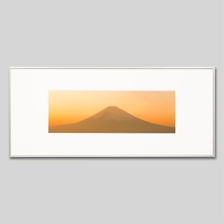 IGREBOW 朝日に染まる富士山 ビッグサイズ｜[アルミ 1×3] アイグレボウ インテリアフォト ピクチャーアート 写真