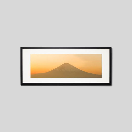 IGREBOW 朝日に染まる富士山 ビッグサイズ｜[ウッド 1×3] アイグレボウ インテリアフォト ピクチャーアート 写真