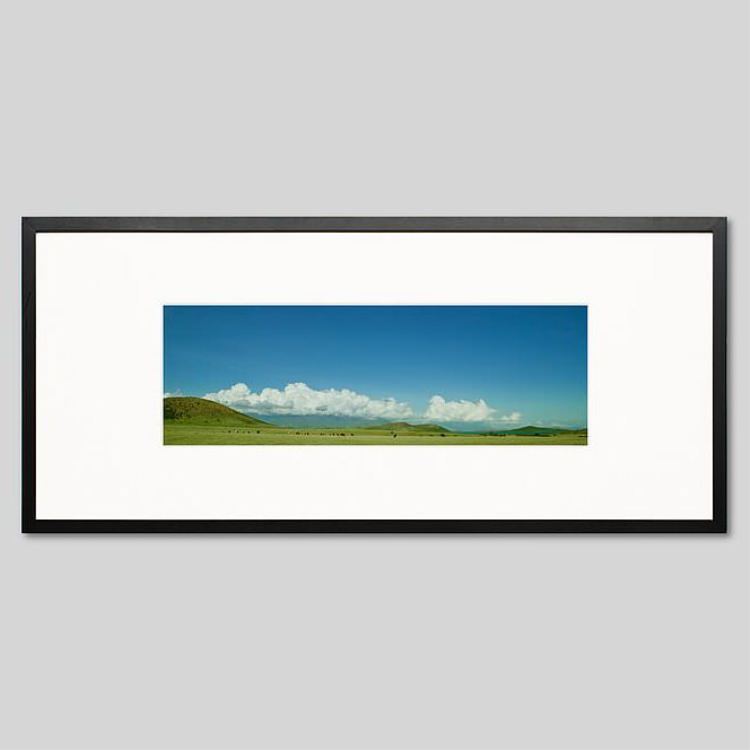 IGREBOW ニューカレドニア グランドテール島中部 放牧の風景｜[ウッド 1×3] アイグレボウ インテリアフォト ピクチャーアート 写真