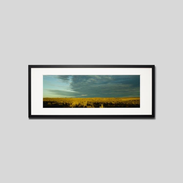 IGREBOW オーストラリア ノーザンテリトリー草原の夕景 ビッグサイズ｜[ウッド 1×3] アイグレボウ インテリアフォト ピクチャーアート 写真