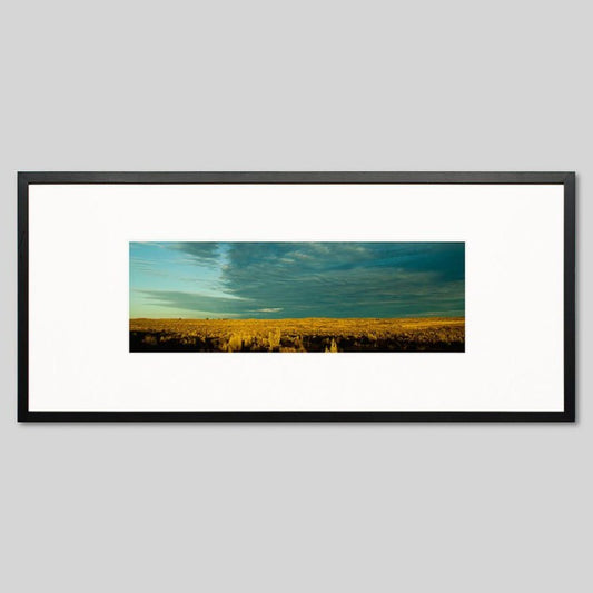 IGREBOW オーストラリア ノーザンテリトリー草原の夕景｜[ウッド 1×3] アイグレボウ インテリアフォト ピクチャーアート 写真