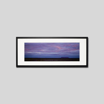 IGREBOW オーストラリア コナー山の夕景 ビッグサイズ｜[ウッド 1×3] アイグレボウ インテリアフォト ピクチャーアート 写真