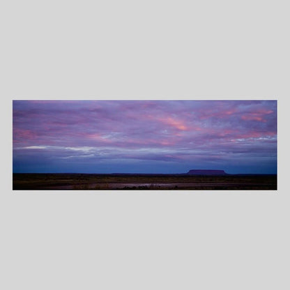 IGREBOW オーストラリア コナー山の夕景｜[アルミ 1×3] アイグレボウ インテリアフォト ピクチャーアート 写真