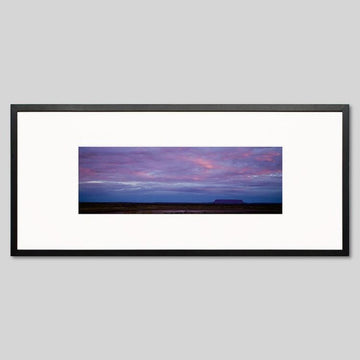 IGREBOW オーストラリア コナー山の夕景｜[ウッド 1×3] アイグレボウ インテリアフォト ピクチャーアート 写真