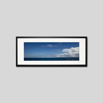 IGREBOW 静岡県 下田沖 夏の海と雲 ビッグサイズ｜[ウッド 1×3] アイグレボウ インテリアフォト ピクチャーアート 写真