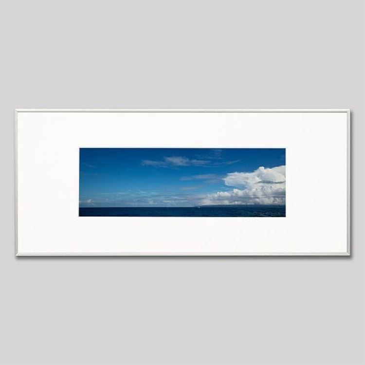 IGREBOW 静岡県 下田沖 夏の海と雲｜[アルミ 1×3] アイグレボウ インテリアフォト ピクチャーアート 写真