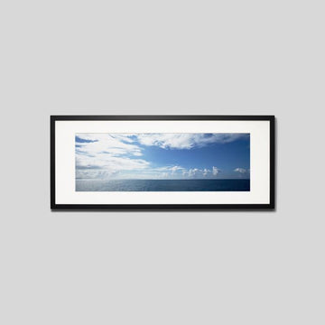 IGREBOW 静岡県 下田沖 夏の海と雲 ビッグサイズ｜[ウッド 1×3] アイグレボウ インテリアフォト ピクチャーアート 写真