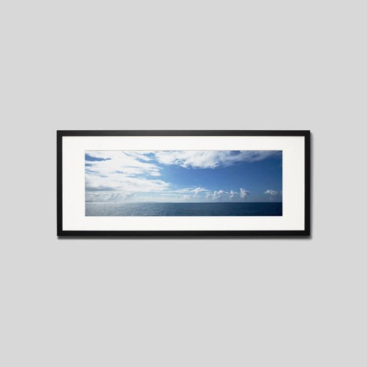 IGREBOW 静岡県 下田沖 夏の海と雲 ビッグサイズ｜[ウッド 1×3] アイグレボウ インテリアフォト ピクチャーアート 写真