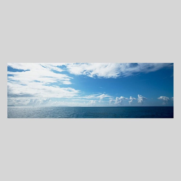 IGREBOW 静岡県 下田沖 夏の海と雲｜[アルミ 1×3] アイグレボウ インテリアフォト ピクチャーアート 写真