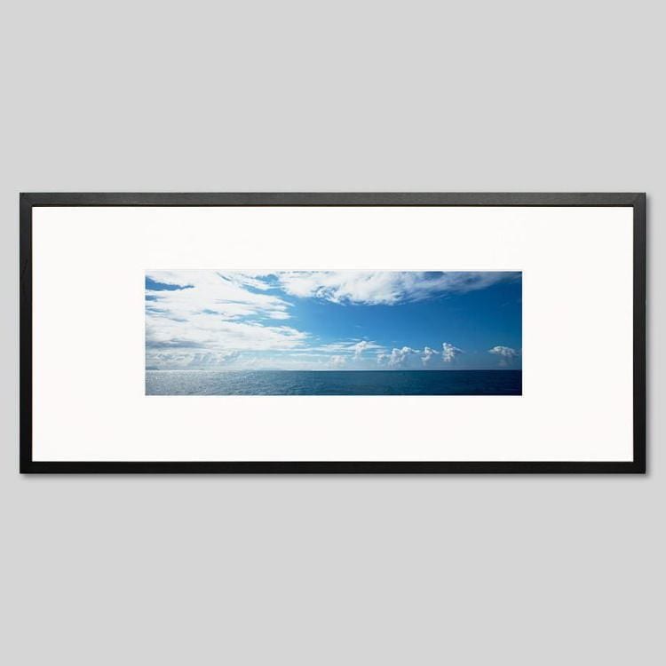 IGREBOW 静岡県 下田沖 夏の海と雲｜[ウッド 1×3] アイグレボウ インテリアフォト ピクチャーアート 写真