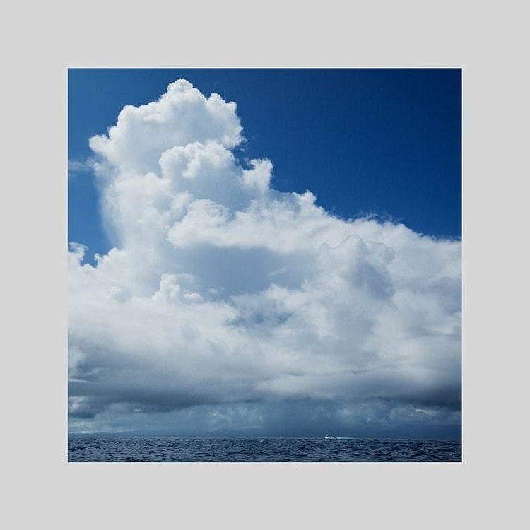 IGREBOW 静岡県 下田沖 夏の海と雲 ビッグサイズ｜[ウッド 1×1] アイグレボウ インテリアフォト ピクチャーアート 写真