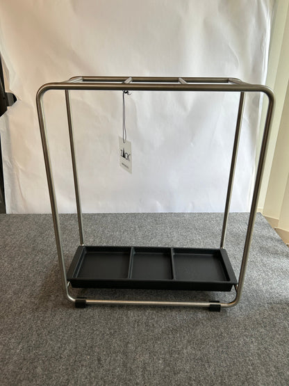[SAMPLE] アンブレラスタンド｜ZACK 50731 MECOR HL 傘立 傘たて 傘入れ 高さ50cm 幅41cm 奥行き19.3cm 18/10ステンレス製 ヘアライン仕上げ