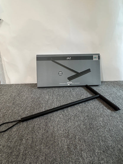 [SAMPLE] バスルームスクイージーL｜ZACK 40547 JAZ MB 水切りワイパー 浴室スクイージー 長さ43.5cm 幅24cm 18/10ステンレス製 マットブラック H1 [在庫有り]