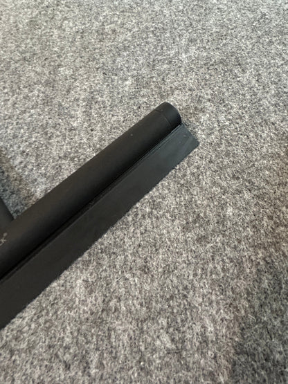 [SAMPLE] バスルームスクイージーL｜ZACK 40547 JAZ MB 水切りワイパー 浴室スクイージー 長さ43.5cm 幅24cm 18/10ステンレス製 マットブラック H1 [在庫有り]